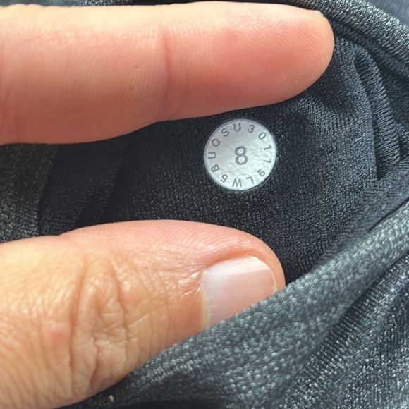 Lululemon Early Extension HR Tight *28" Heathered Black / Heathered Titanium - Picture 4 of 6